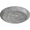 Ekena Millwork Carlsbad Ceiling Medallion (Canopies up to 14 1/4"), 19 1/2"OD x 1 3/4"P, Ultra Pure White Crackle CM19CAUWC - alternate 4